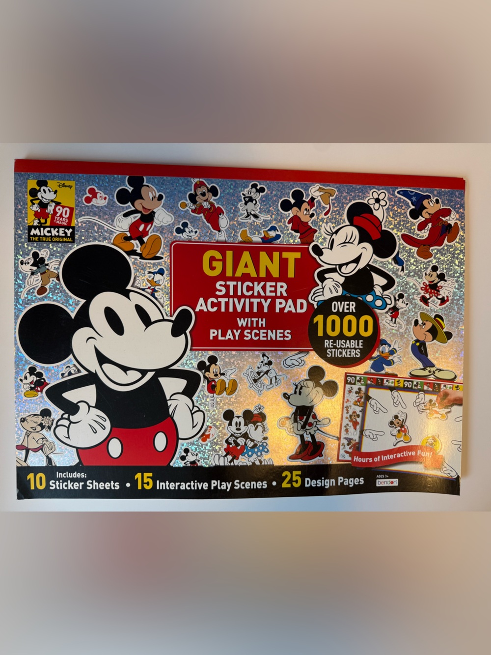 Mickey Mouse 90 Years of Magic Giant Sticker Activity Pad